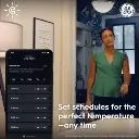 GE SMART THERMOSTAT; WORKS WITH SAVANT.